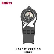 나침반 휴대용나침반 군용 차량용 풍수 미니 디지털 등산 나침반시계 고도계 기압계 겸용 kanpas 생존 호루라기 나침반 야외용 돋보기야광 디자인 다이빙 트레킹 사냥 구조 인명, 포레스트 블랙