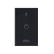스마트빌 IOT 음성인식가능 스마트스위치 1구 블랙, 1개