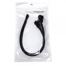 [티테크놀로지] [T-PWM-M2F] 쿨러 PWM 2분배 Y형 4P 케이블 26cm, 상세페이지 참조