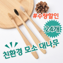 환경을 생각한다면 생분해 친환경 모소 대나무 칫솔, 24개 (개당 620원)