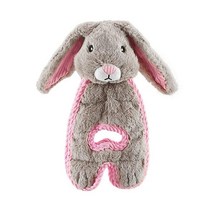 Charming Pet Animates 양 플러시 삑삑이 강아지 장난감, White_Bunny