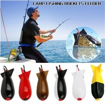 롱 샷 낚시 미끼 로켓 피더 플로트 미끼 홀더 메이커 태클 낚시 spomb bait fishing carp pellet fishing pesca, 19cm 레드