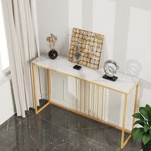 모던 콘솔 현관 테이블 120*30*78cm 화장대 테이블 소결석 엔틱 복도 거실 장식장 높은 화이트