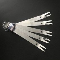 빠루 바 고리 플랫바 개폐기 지렛대 분해 개폐 맨홀 손빠루 크로우바, 03스틸 클립 5개