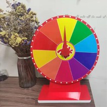 룰렛 돌림판 추첨기 경품 회전판, 30cm