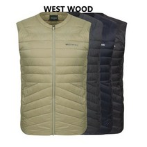 웨스트우드 WEST WOOD 남성 겨울용 등산 낚시 캠핑 등 다양한 레저활동시 따뜻하고 가볍게 입으실 수 있는 패딩 라운드베스트 WL4MCVTQ629