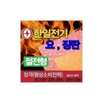 파워몰/ 한일 전기장판 요 2~3인용 안전인증마크 초절전형, 전기요3인용