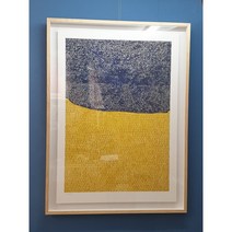 한정판 김환기판화 - 31.III.70 #162 거실 호텔 인테리어 쇼파그림액자 원목입체액자, 내추럴 원목