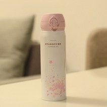 스타벅스 냉보온병 스타벅스텀블러 500ml, 화이트 벚꽃 500ml