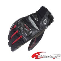 KOMINE GK-819 CARBON PROTECT WINTER GLOVE 방한장갑, BLACK/RED