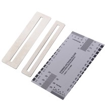 ZLD Luthier 기타 도구 2pcs Fret Guard Protector가있는 스틸 스트링 액션 게이지, 모델명