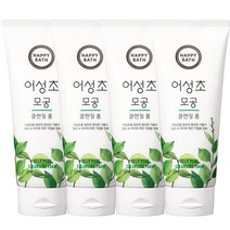 해피바스 어성초 모공 클렌징폼 200ml, 4개