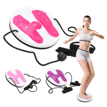 [문박스] 올리비스 전신 트위스트 가정용 운동기구 세트(밴드포함) 허리 전신 회전 원반 지압 다용도 홈트 심플 만능, 보라