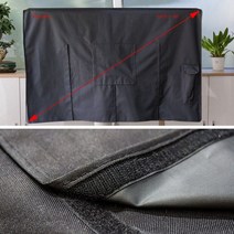 보관 커버 야외 방수 TV 커버 22 65 인치 LCD 방진 마이크로 화이버 천 LED 스크린 보호, [07] 5558Inch