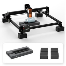 레이저각인기 휴대용 레이저마킹기 Wainlux 레이저 조각기 diy 레이저 조각 절단기, 영국, 패드 로터리 포함 40w