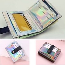 홀로그램 학생 여친 엄마 접는지갑 여자친구 생일 지갑선물 여대생 러블리 블링블링 반지갑