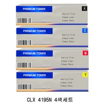 DODAMOA DODAM 호환토너 교체용 삼성 CLX 4195N(CLT-K504S/C504S/M504S/Y504S) 4색1세트, 1개, 4색세트