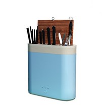 칼 살균기 주방 도마 젓가락 나이프 살균 온풍 건조 소독기 스마트 소독 기계 홀 포크 소형 가정용, 푸른