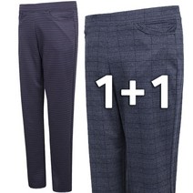 노블진 K 여성체크밴딩 1+1