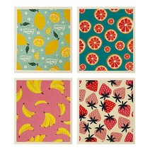 라니핏 과일 대나무 펄프 행주 4종, 10세트