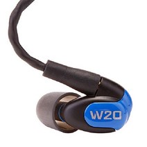 웨스톤 W20 듀얼 드라이버 트루핏 이어폰 (MMCX 오디오 케이블 포함) 블루, 표준 포장, W20 - 듀얼 드라이버