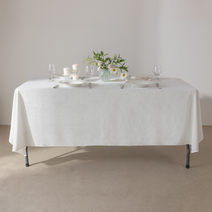 행사용벨벳테이블보 구김없고 늘어나지않는 고급벨벳소재 식탁보, 800(화이트), 270x150