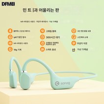 DFMEI 사나그 세나 공기 전도 이어폰 블루투스 무선 스포츠 골전 이어폰, A5SPRO민트