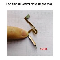 고화질 북 스캐너 양면 스캔 고급 스캔기 Xiaomi Redmi 용 원본 새 지문 센서 Note 10 PRO MAX 홈 버튼 메, 05 10 PRO Max Gold
