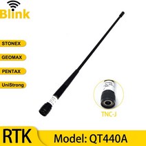gnss 수신기 측량 안테나 4dbi 430-450mhz tnc-j qt440a 라디오 휩 안테나 stonex unistrong geomax rtk gps 측정 시스템, 없음