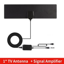 8K/4K 디지털 TV 안테나 20DB HDTV DVB-T2 캐러밴 보트 자동차 위성 공중을위한 증폭기 신호 부스터가있, 01 Combo Package