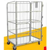 롤테이너 망카트 창고용 대차 바스켓카트 카트 마트, 1200x1000x1700 4도어, 1개