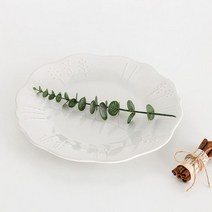 몬즈 엘포레 노바 도자기 30cm 원형접시 특대 1p, 에메랄드그린