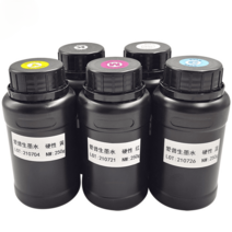 UV 프린트 5종 잉크 세트 250ml, 5종 세트 블루 레드 옐로우 블랙 화이트