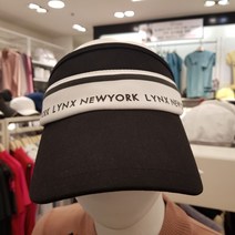 링스골프//리본포인트 여성썬캡 L21B3CP653_NC평촌, 화이트