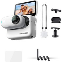 인스타360 GO 3 가벼운 액션 캠 카메라 vlog, 128GB 크리에이터 키트