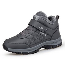 스노우보드 부츠 기모안감 보드화 Waterproof Winter Boots for Men Plush Warm Women Snow Work Hiking Shoes Non-slip S, [07] 41, [05] Dark grey-1