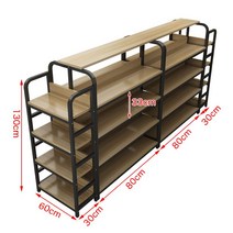 나카지마 캐비닛 양면 슈퍼마켓 선반 디스플레이 스탠드 다층 스낵 랙 화장품 부티크 쇼케이스 플랫폼, 4 층 220 긴 조합