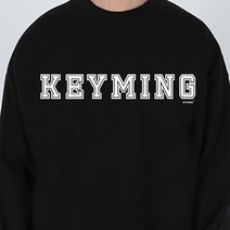 키밍 라인 가을 기본티 맨투맨 캐주얼 포인트 데일리