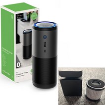 자동차 공기 청정기 Ionizer 음이온 알루미늄 합금 활성 탄소 포름알데히드 자동 청정 액세서리, with an filter