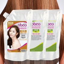 오베오 벤토나이트 미네랄 영양 헤어 칼라 크림 염색약 8GN 황금빛갈색 진화광수 염모제, 1세트, 5N자연갈색 (자연스러운 어두운색)