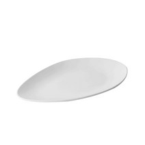 에라토 [조약돌 그릇 단품] 롱디쉬 32.8cm / 화이트 1P