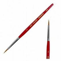 바바라 세필붓 미니 세필 골덴 2호 네일브러쉬 네일아트붓 가는, 단품