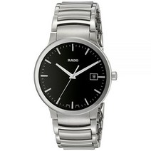 Rado 남성용 R30927153 스위스 쿼츠 무브먼트 시계 블랙.