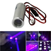 무대 효과 특수 빔 지방 빔 405nm 250mW 바이올렛/블루 레이저 다이오드 모듈 KTV 바 DJ 무대 조명용, 01 1PCS Module