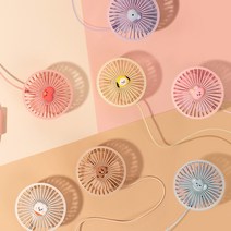 BT21 베이비 차량용 LED USB 선풍기 서큘레이터, 차량용 망