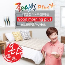 한일의료기(주) 소프트링 온수매트 갬핑 차박 전자파없는 침대 물매트 카페트, 더블