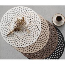 고급스러운 저녁 테이블 세팅 매트 식탁꾸미기 특이한