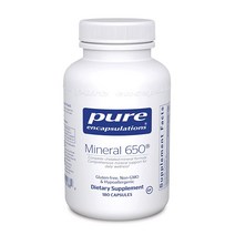 퓨어 인캡슐레이션 미네랄 650 Mineral 650 180캡슐, 1개, 기본