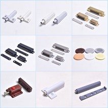 빠찌링 랏지 푸쉬자석 장롱자석 장농자석 문짝충격완충기 파워빠찌링 자석빠찌링 스텐빠찌링 가구부속, 4)스텐 자석  블랙 파워 빠찌링-대