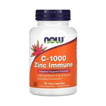 나우푸드 비타민C 1000mg 아연 15mg 90캡슐 180캡슐 이뮨 아스코르브산
